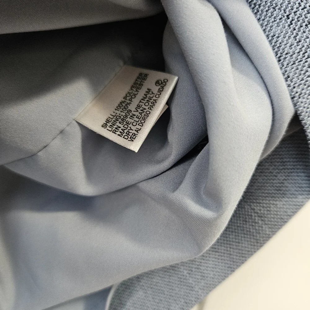Preston & York Light Blue Short Sleeve Midi Sheath Dress - Picture 5 of 8